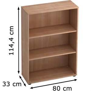 Produktbild für Aktenregal Hammerbacher Basic 4500, aus Holz