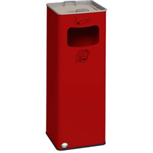 Produktbild für Aschenbecher VAR B25R, 3071, rot, für Outdoor