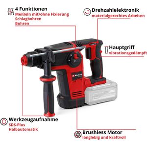 Produktbild für Bohrhammer Einhell-Professional TP-HD 18/26 Li BL - Solo, SDS+