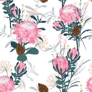 Produktbild für Transferfolie craftcut 40512 Ink Transfer-Sheet Batik Flower