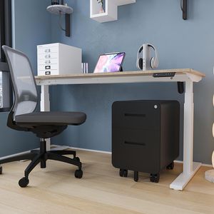 Produktbild für Rollcontainer Bisley EasyRoll, Metall, schwarz