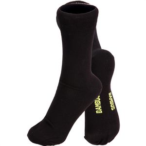 Footstar Socken Bambus Socken, schwarz, 6 Paar, Lange Socken, Bambus, Größe 43 - 46
