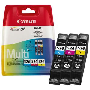 Tinte Canon CLI-526 cyan, magenta, gelb