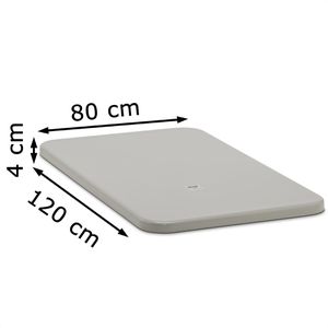 Produktbild für Großbehälter-Deckel CEMO 1171, aus GFK