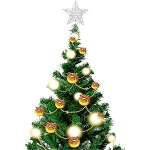 Produktbild für Christbaumspitze TK-Gruppe 98402, glitzernd, silber