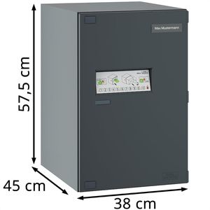 Produktbild für Paketbriefkasten Burg-Wächter eBoxx EASY+E 635 ANT