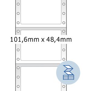 Produktbild für Endlosetiketten Herma 8163, 1-bahnig