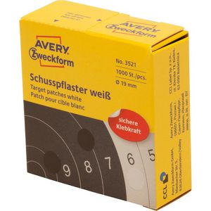 Produktbild für Sticker Zweckform 3521 Schusspflaster weiß