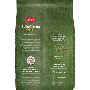 Produktbild für Kaffee Melitta BellaCrema, BIO
