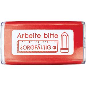 Produktbild für Motivstempel Colop NIO School Arbeite sorgfältig, Kunststoff
