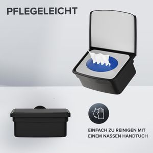Produktbild für Feuchttücherbox ovimar Malmoya 81004229, schwarz