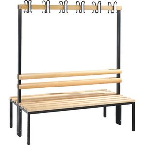 Produktbild für Umkleidebank CP-Möbel 8051-200, Sitzfläche Holz, 150 cm
