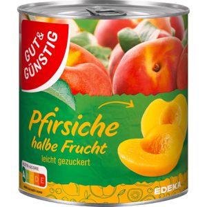 Obstkonserve Gut&Günstig Pfirsiche