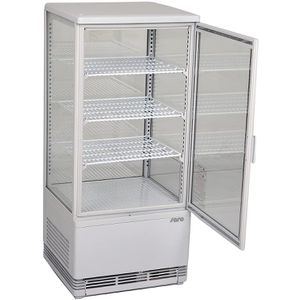 Produktbild für Kühlvitrine Saro SC80, 330-1007, weiß