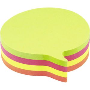 Haftnotizen Info Sticky Notes Sprechblase, neon