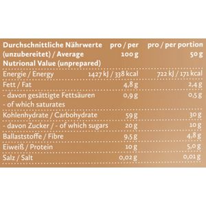 Produktbild für Haferbrei 3Bears Overnight Oats