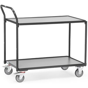 Tischwagen Fetra 2740, Metall & Holz, Grey Edition