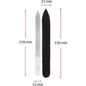 Produktbild für Nagelfeile Zwilling Premium, aus Glas