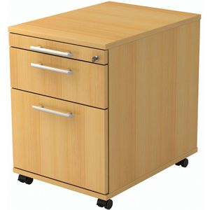 Produktbild für Rollcontainer Hammerbacher O-Serie, aus Holz, buche