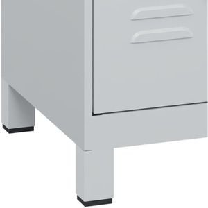 Produktbild für Spind CP-Möbel Classic PLUS, Z-Spind, lichtgrau