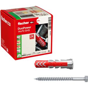 Schrauben-Dübel-Set Fischer 538259 DuoPower