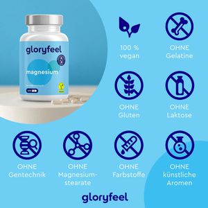 Produktbild für Magnesium gloryfeel Oxid, 400 Kapseln