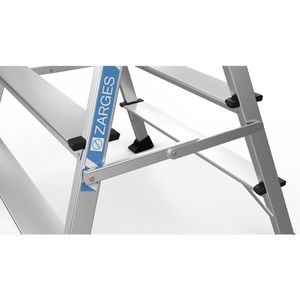 Produktbild für Klapptritt Zarges XLstep P, 41411, aus eloxiertem Aluminium