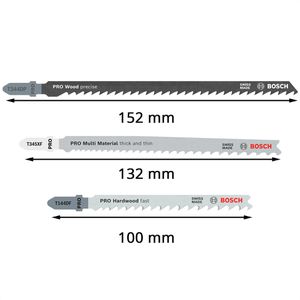 Produktbild für Stichsägeblätter Bosch PRO Wood &amp; Metal Rough Cut, Set