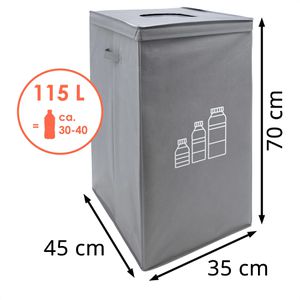 Produktbild für Pfandflaschen-Sammelbehälter Spetebo 115 Liter