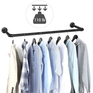 Produktbild für Wandgarderobe Songmics HSR67BK, Metall
