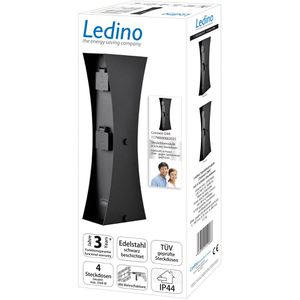 Produktbild für Gartensteckdose Ledino Connect D4A, feste Montage