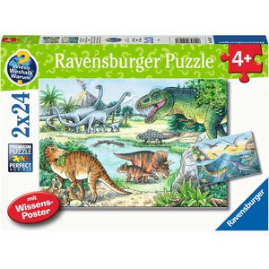 Puzzle Ravensburger Saurier und ihre Lebensräume