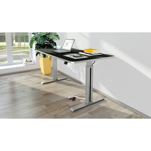 Produktbild für Schreibtisch Kerkmann Move 1 Style, anthrazit / silber