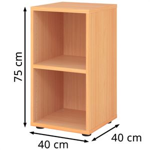 Produktbild für Aktenregal Hammerbacher Serie 9 Advanced, aus Holz