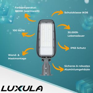 Produktbild für LED-Außenstrahler Luxula LX800132, IP65 wasserdicht