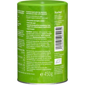 Produktbild für Zucker Xucker light Erythrit, weißer Zucker, BIO