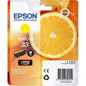 Tinte Epson 33 C13T334440 Orange, gelb