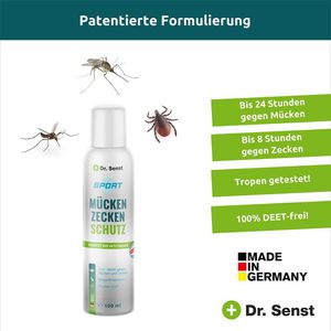 Dr. Senst® Anti Mücken-Zecken-Schutz - 100ml - in den Tropen getestet 