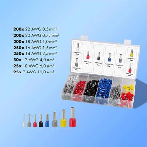 Produktbild für Aderendhülsen LogiLink WZ0084, Set