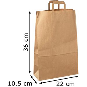 Produktbild für Papiertüten Topcraft braun