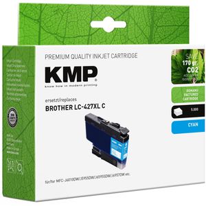 Produktbild für Tinte KMP für Brother LC-427XLC