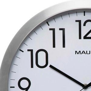 Produktbild für Wanduhr Maul Maulmove, Aluminium, analog, Funkuhr