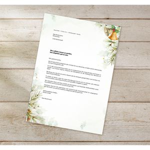 Produktbild für Weihnachtsbriefpapier Sigel DP689, Bells