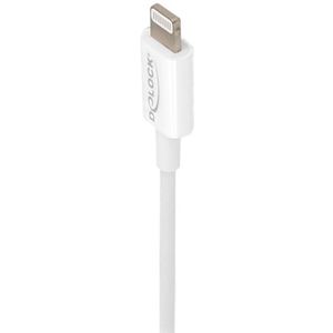 Produktbild für Ladekabel DeLock 83001, weiß, 0,15m