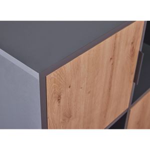 Produktbild für Kombischrank Inter-Link 17203400, artisan eiche / anthrazit