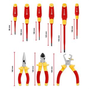 Produktbild für Werkzeugeinlage Einhell E-Case Elektriker-Werkzeuge, 370524