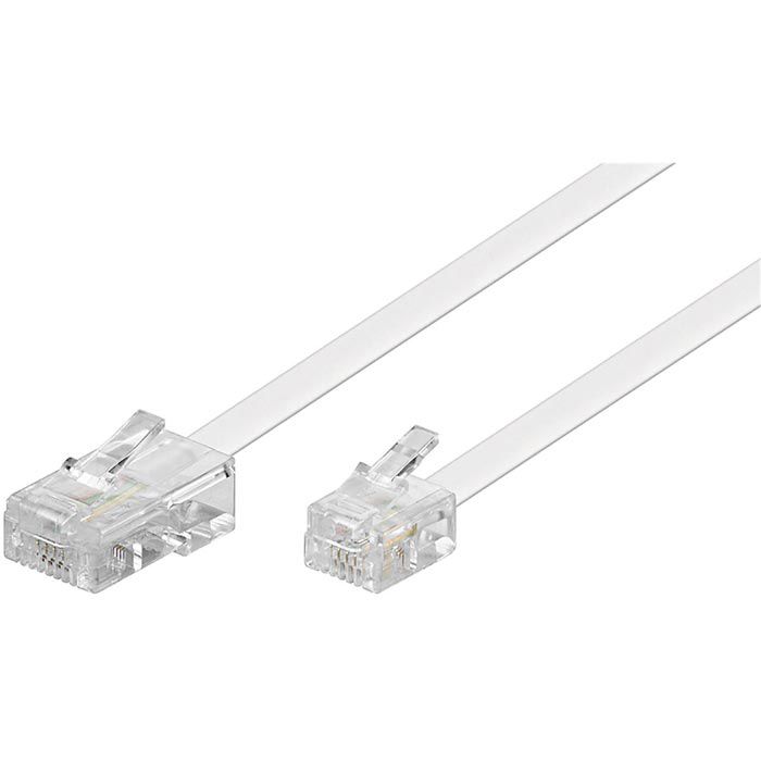 Goobay Telefonkabel 93062 Anschlusskabel, 6m, RJ45-Stecker / RJ11/RJ14 ...