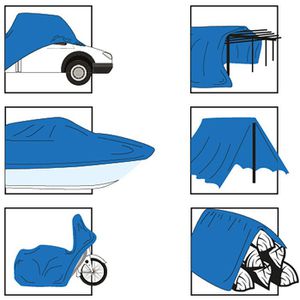 Produktbild für Abdeckplane Nölle 729330, blau