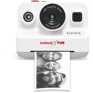 Kinderkamera Easypix InstantFUN, weiß, ab 3 Jahre