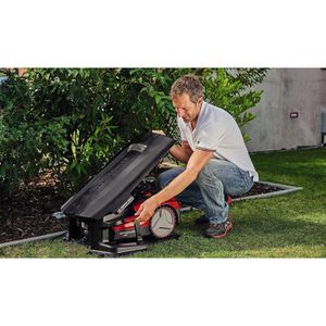 Produktbild für Mähroboter-Garage Einhell 3414024, aus Kunststoff